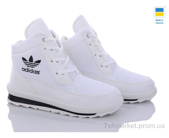 Фотография Ботинки женские стильные зима 117AD білий б/п смужка. (8 пар р.37-41) "Selena" недорого оптом от прямого поставщика, изображение 2