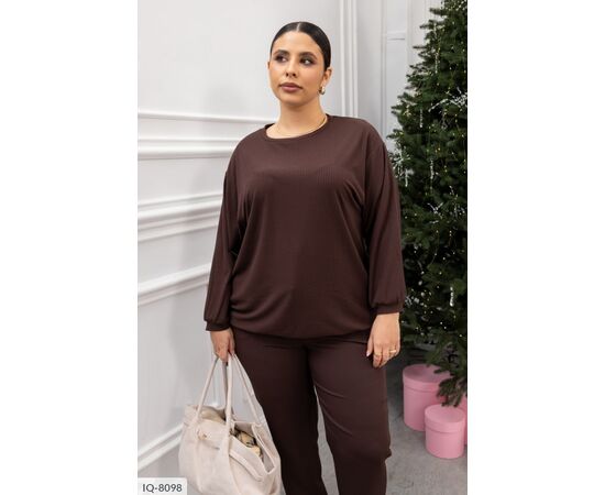 Фотография Костюм двойка женский большие размеры р.48-50;52-54;56-58;60-62 (3цв) "BELUZA" купить недорого от прямого поставщика, изображение 8