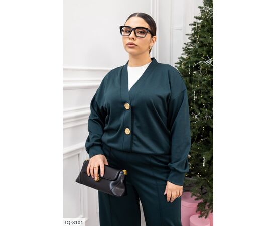 Фотография Костюм двойка женский большие размеры р.48-50;52-54;56-58;60-62 (3цв) "BELUZA" купить недорого от прямого поставщика, изображение 9