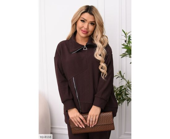 Фотография Костюм двойка женский большие размеры р.48-50;52-54;56-58;60-62 (3цв) "BELUZA" купить недорого от прямого поставщика, изображение 9