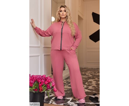 Фотография Костюм женский со штанами большие размеры р.50-52;54-56;62-64;58-60 (8цв) "LETTI" купить недорого от прямого поставщика, изображение 3