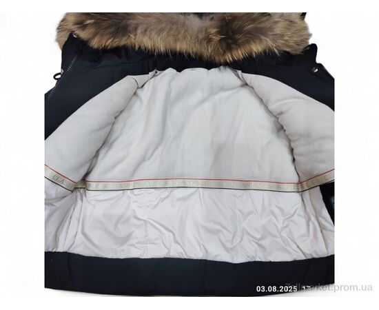 Куртка дитяча Зима YK1182 чорний (3 шт. р.сітка128-140) "Kids-modnik" недорого оптом від прямого постачальника, зображення 3