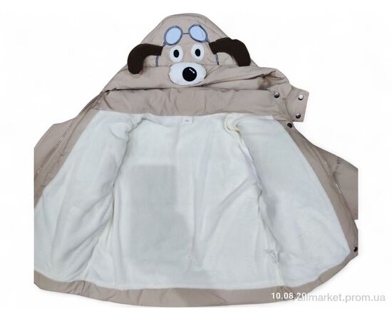 Куртка дитяча Зима 2512 капучино (2 шт. р.сітка90-110) "Kids-modnik" недорого оптом від прямого постачальника, зображення 3