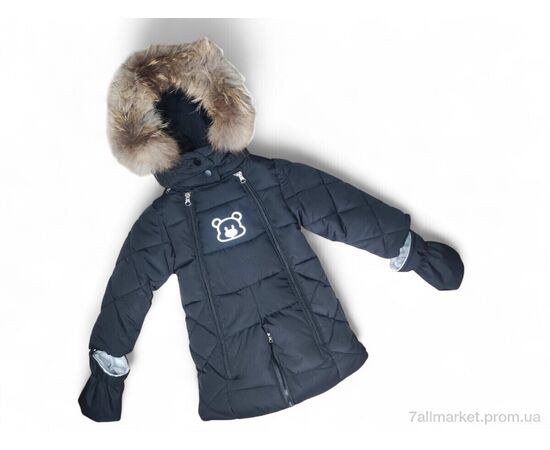 Комбінезон дитячий Зима LY151 чорний (5 шт. р.сітка62-86) "Kids-modnik" недорого оптом від прямого постачальника, зображення 2