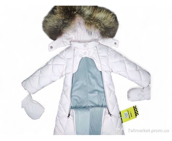 Комбінезон дитячий Зима LY151 св.рожевий (5 шт. р.сітка62-86) "Kids-modnik" недорого оптом від прямого постачальника, зображення 4