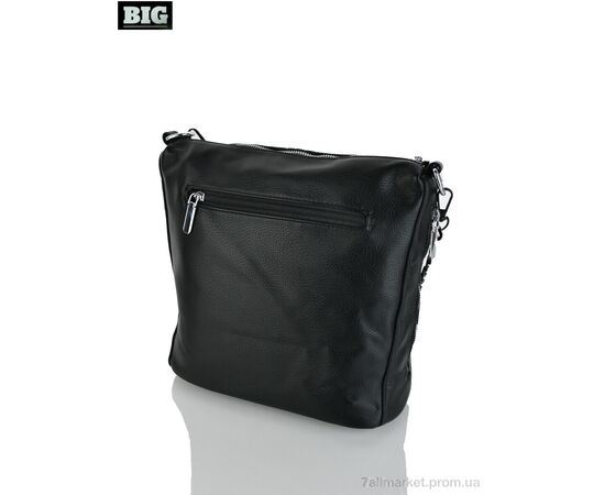 Фотография Сумка женская 003-1 black 25*26*12 см, "BIG" недорого оптом от прямого поставщика, изображение 2