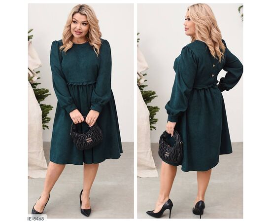 Фотография Женское платье на пуговицах р.50-52;54-56;58-60;50;52 "VIKA" купить недорого от прямого поставщика, изображение 3