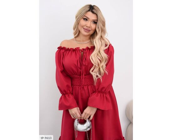 Фотография Женское стильное платье костюмка р.50-52;54-56;58-60;50;52 "VIKA" купить недорого от прямого поставщика, изображение 26