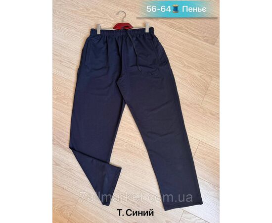 Спортивні штани чоловічі на мажеті/батал розміри 56-64 "NICOLAS" недорого від прямого постачальника, зображення 2