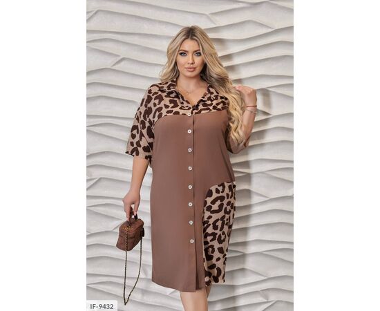 Фотография Женское платье софт р.50-52;54-56;58-60;62-64 "LETTI" купить недорого от прямого поставщика, изображение 12