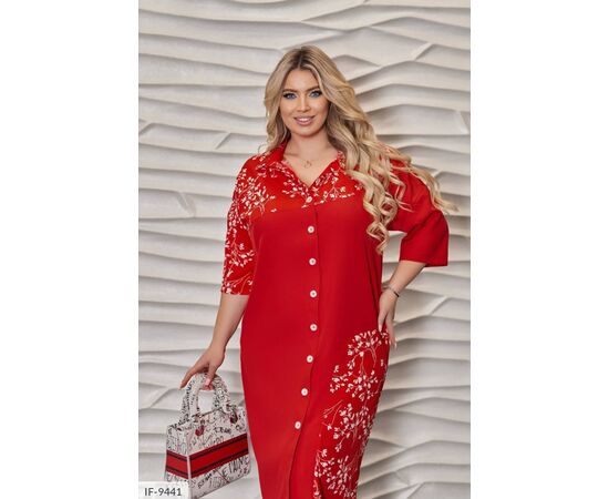 Фотография Женское платье софт р.50-52;54-56;58-60;62-64 "LETTI" купить недорого от прямого поставщика, изображение 6