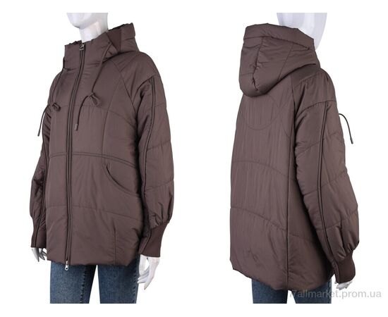 Фотография Куртка женская Весна/осень CR758-BT690 coffee (5 шт. р.сетка 48-56) "Tepla" недорого оптом от прямого поставщика, изображение 3