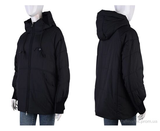 Фотография Куртка женская Весна/осень CR758-BT18 black (5 шт. р.сетка 48-56) "Tepla" недорого оптом от прямого поставщика, изображение 3