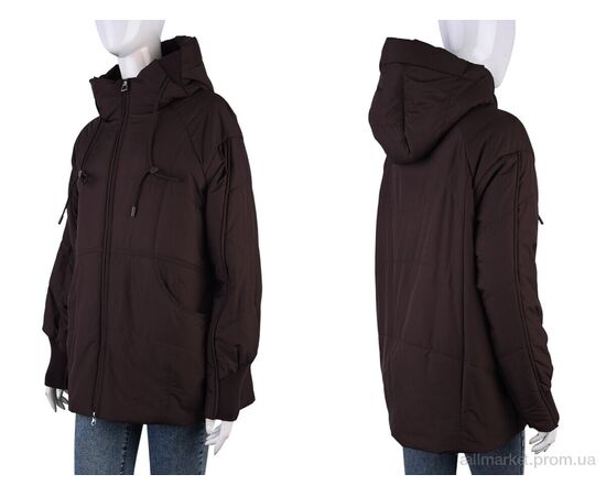 Фотография Куртка женская Весна/осень CR758-BT125 brown (5 шт. р.сетка 48-56) "Tepla" недорого оптом от прямого поставщика, изображение 3