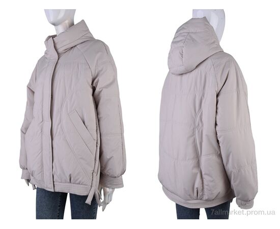 Фотография Куртка женская Весна/осень 6605-659 milk (5 шт. р.сетка 46-54) "Tepla" недорого оптом от прямого поставщика, изображение 3