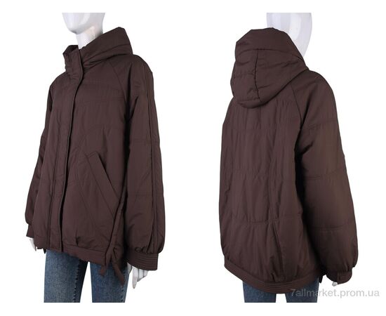 Фотография Куртка женская Весна/осень 6605-655 coffee (5 шт. р.сетка 46-54) "Tepla" недорого оптом от прямого поставщика, изображение 3