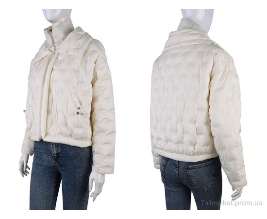 Фотография Куртка женская Весна/осень 692-6 milk (5 шт. р.сетка S-2XL) "Tepla" недорого оптом от прямого поставщика, изображение 3