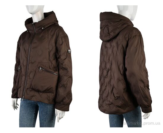 Фотография Куртка женская Весна/осень 6539-64 brown (5 шт. р.сетка 46-54) "Tepla" недорого оптом от прямого поставщика, изображение 3