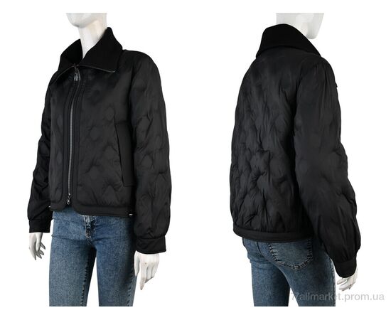 Фотография Куртка женская Весна/осень 6137-1 black (5 шт. р.сетка S-2XL) "Tepla" недорого оптом от прямого поставщика, изображение 3