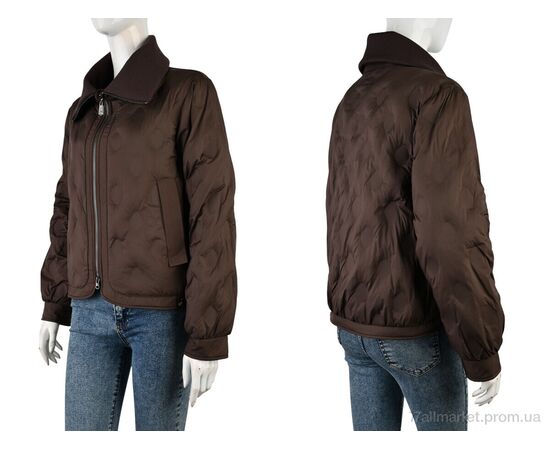 Фотография Куртка женская Весна/осень 6137-64 brown (5 шт. р.сетка S-2XL) "Tepla" недорого оптом от прямого поставщика, изображение 3