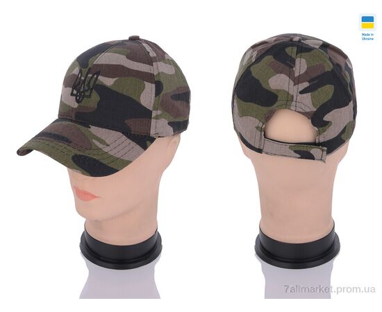 Кепка для чоловіків Весна/осінь SL017-7 khaki (5 шт. р.сітка56-60) "Angelica" недорого оптом від прямого постачальника, зображення 3