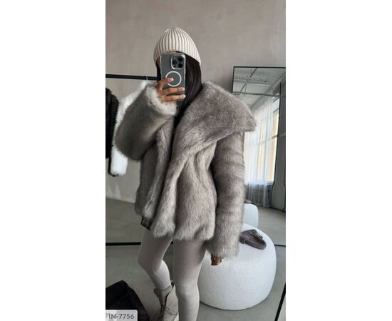 Фотография Шуба женская р.S;M;L "ANNVER" купить недорого от прямого поставщика, изображение 3