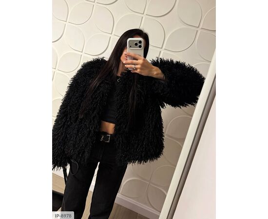 Фотография Шуба женская р.S-M;M-L (4цв) "ANNVER" купить недорого от прямого поставщика, изображение 10