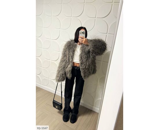 Фотография Шуба женская р.S-M;M-L (4цв) "ANNVER" купить недорого от прямого поставщика, изображение 6