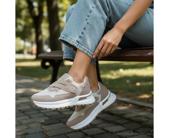 Кросівки жіночі модні Весна/осінь K560-2 (8 пар р.36-41) "Loretta" недорого оптом від прямого постачальника, зображення 2