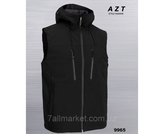 Жилетка демісезонна чоловіча з капюшоном розміри 46-54 (2кол)  "REMAIN" купити недорого від прямого постачальника, зображення 2