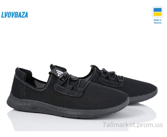Кросівки чоловічі модні Літо Paolla 189-3101 чорна сітка (8 пар р.40-45) "Lvovbaza" недорого оптом від прямого постачальника, зображення 2