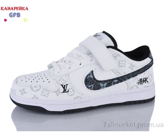 Фотография Кроссовки детские модные Весна/осень B8001-7 (8 пар р.32-37) "GFB-Канарейка" недорого оптом от прямого поставщика, изображение 2