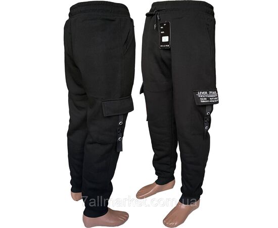 Спортивні штани чоловічі, манжет р-ри 46-54 (3 кв) "NICOLAS" недорого від прямого постачальника, зображення 2