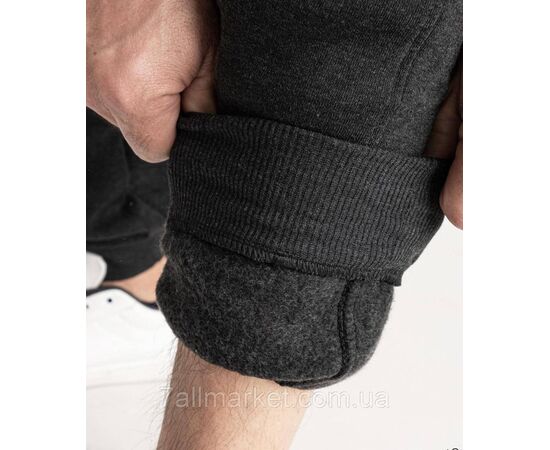 Спортивні штани чоловічі манжет/на байці р-ри M-3XL (46- 54) (3кв) "NICOLAS" недорого від прямого постачальника, зображення 4