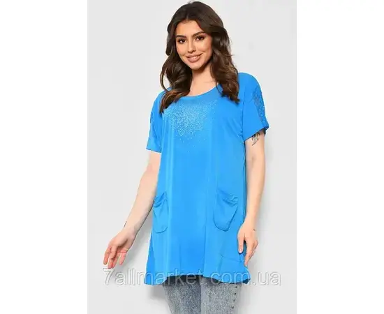 Туніка жіноча літня/батал розміри 5XL-8XL (мікс кв) "NICOLAS" недорого від прямого постачальника, зображення 3