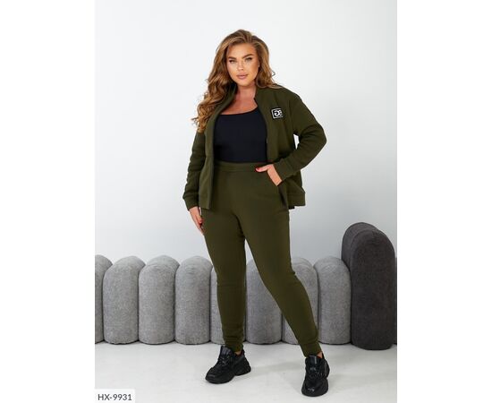 Фотография Женский костюм на флисе  батальные размеры р.50-52;54-56;58-60;62-64 (5цв) "LETTI" купить недорого от прямого поставщика, изображение 20