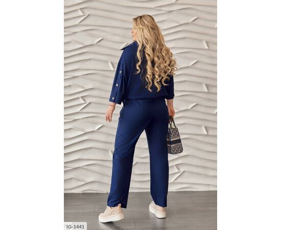 Фотография Костюм женский джинсовый большие размеры р.50-52;54-56;58-60;62-64 "LETTI" купить недорого от прямого поставщика, изображение 4