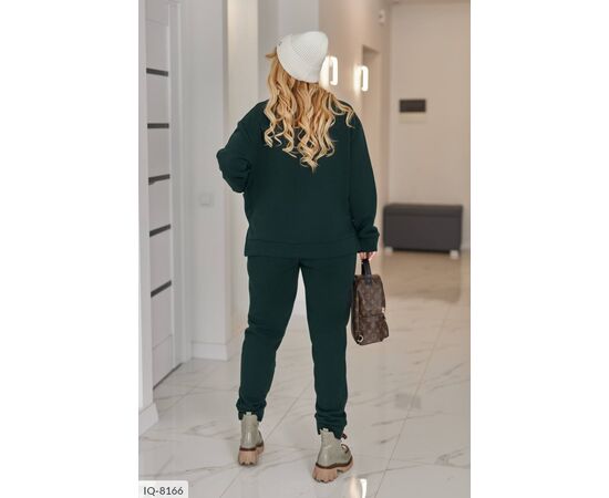 Фотография Женский костюм на флисе  батальные размеры р.50-52;54-56;58-60;62-64 (5цв) "LETTI" купить недорого от прямого поставщика, изображение 8