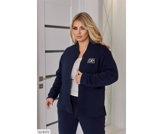 Фотография Женский костюм на флисе  батальные размеры р.50-52;54-56;58-60;62-64 (5цв) "LETTI" купить недорого от прямого поставщика, изображение 14