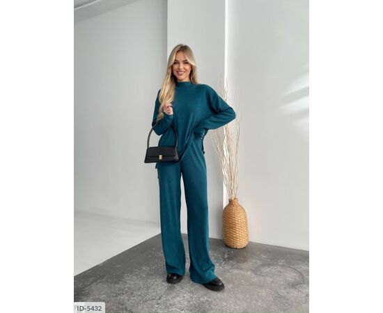 Фотография Женский стильный ангоровый костюм большие размеры р.50-52 (6цв) "ANNABELLE" купить недорого от прямого поставщика, изображение 4