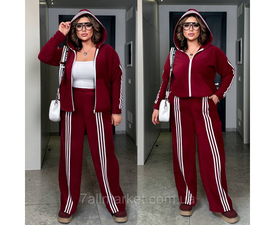 Костюм жіночий спортивний флісовий (42-60) "LADA" недорогий від прямого постачальника, зображення 2