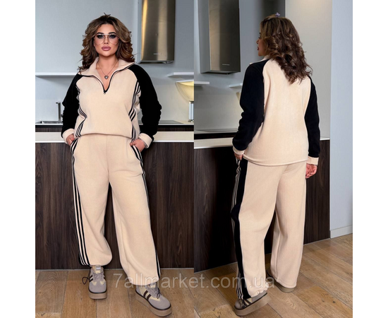 Костюм жіночий спортивний флісовий (42-60) "LADA" недорогий від прямого постачальника, зображення 2