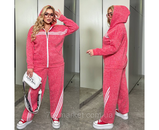 Костюм жіночий спортивний в'язання на трикотажі (46-60) "LADA" недорого від прямого постачальника, зображення 2