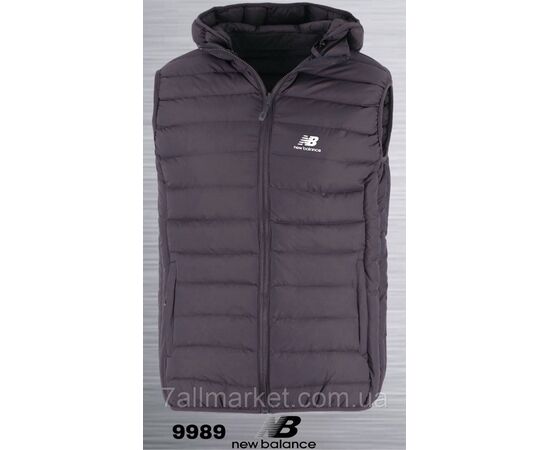 Жилетка демісезонна чоловіча стьобана NEW BALANCE розміри 46-54 (3кв) "REMAIN" купити недорого від прямого постачальника, зображення 3