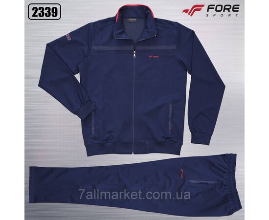 Спортивний чоловічий костюм на блискавці FORE розміри XL-3XL (6 кв) "REMAIN" купити недорого від прямого постачальника, зображення 5