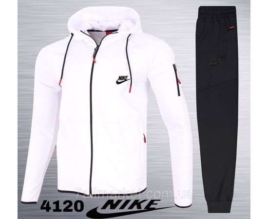 Спортивний чоловічий костюм на байці Найк розміри M-3XL (6 кв) "REMAIN" купити недорого від прямого постачальника, зображення 3