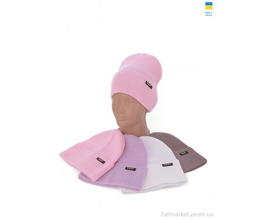 Фотография Шапка детская Весна/осень SE003-4 mix (5 шт. р.сетка 50-56) "Angelica" недорого оптом от прямого поставщика, изображение 2