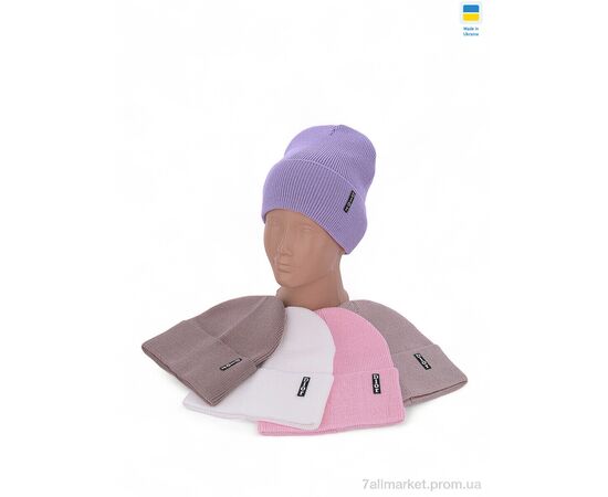 Шапка дитяча Весна/осінь SE003-10 mix (5 шт. р.сітка50-56) "Angelica" недорого оптом від прямого постачальника, зображення 2