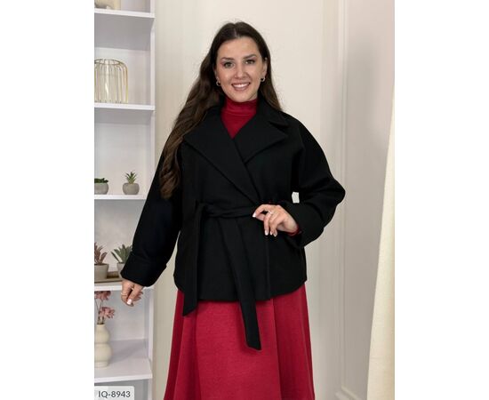 Фотография Женское кашемировое пальто БАТАЛ р.48-50;52-54;56-58 (3цв) "VLADA" купить недорого от прямого поставщика, изображение 6