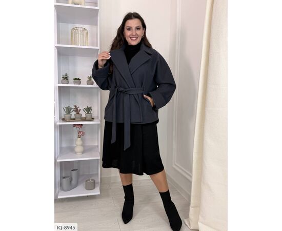 Фотография Женское кашемировое пальто БАТАЛ р.48-50;52-54;56-58 (3цв) "VLADA" купить недорого от прямого поставщика, изображение 8